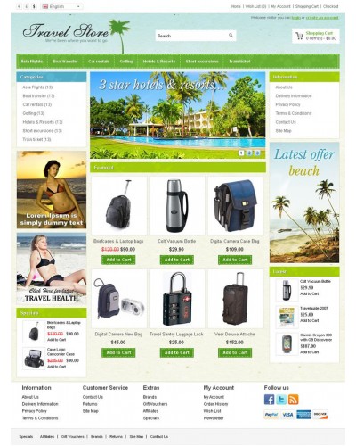 旅行用品店 001 (年租)